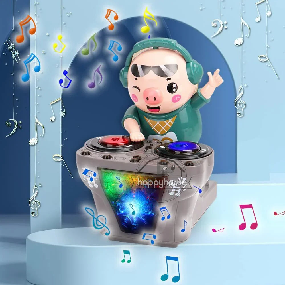 Electronic DJ Light Music Dancing Pig Toy Musical
