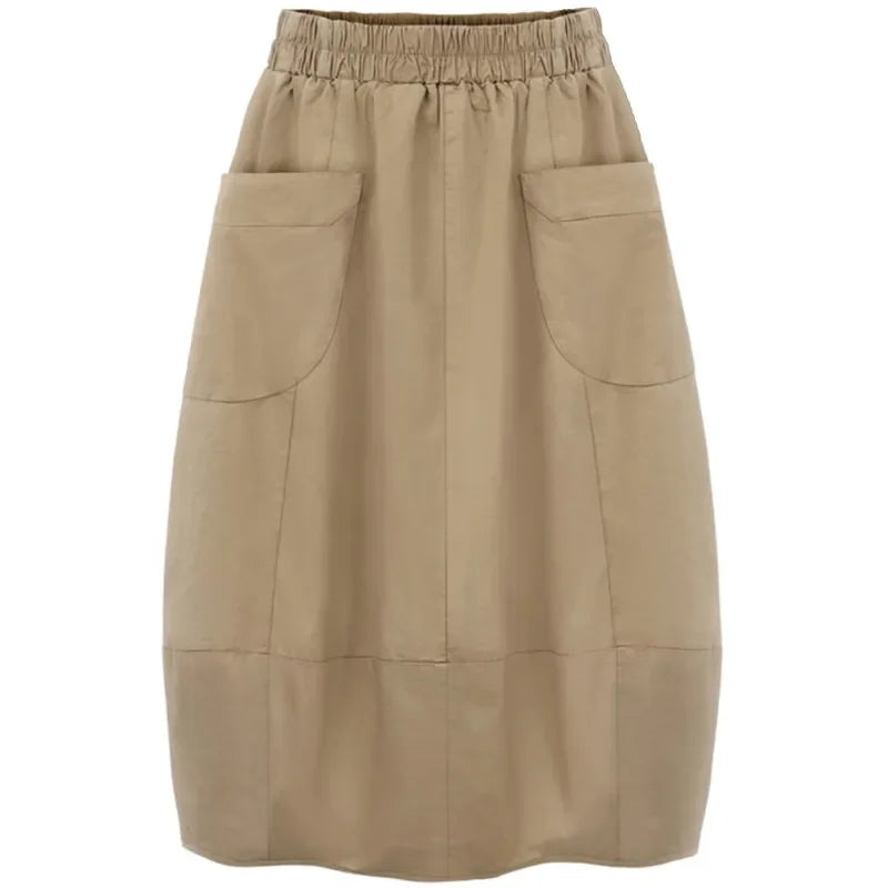 Plus Size 2023 Autumn 4XL Loose Womens Skirt