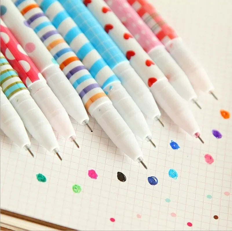 10 Pcs Korean Stationery Stationery Watercolor Pen Gel