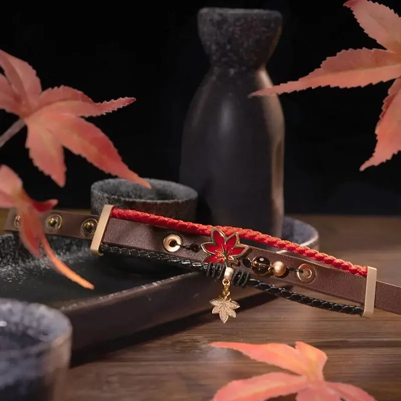 Game Genshin Impact Kaedehara Kazuha Cosplay Bracelet Unisex