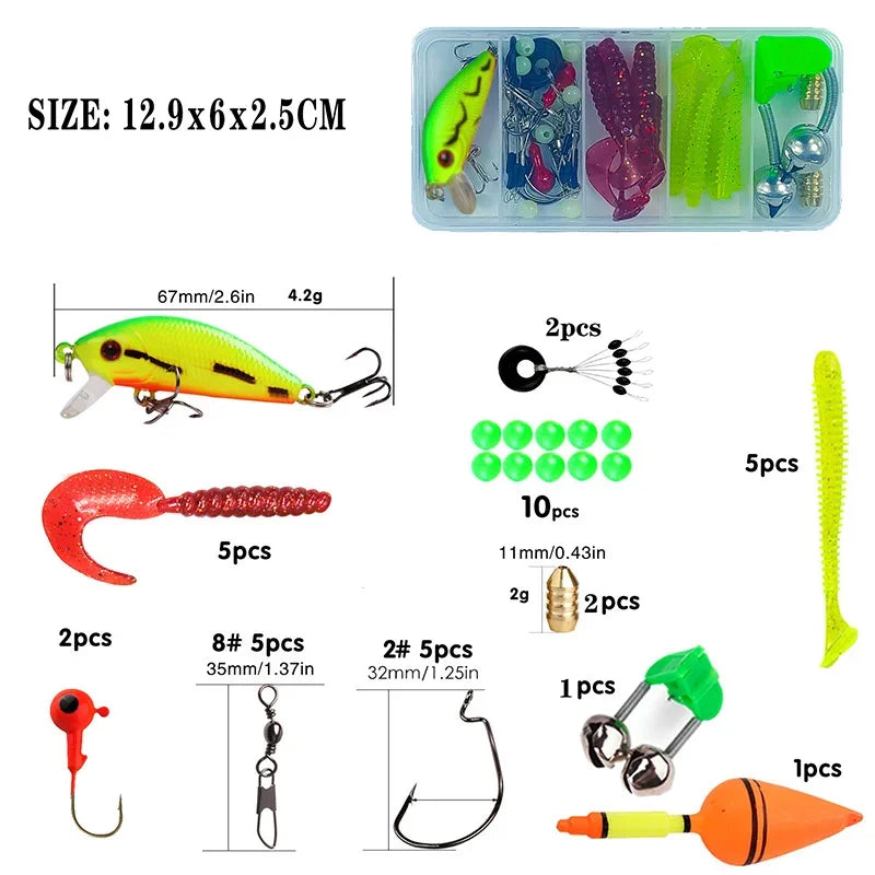 Spinning Fishing Rod and Reel Combo1.8M Telescopic Rod