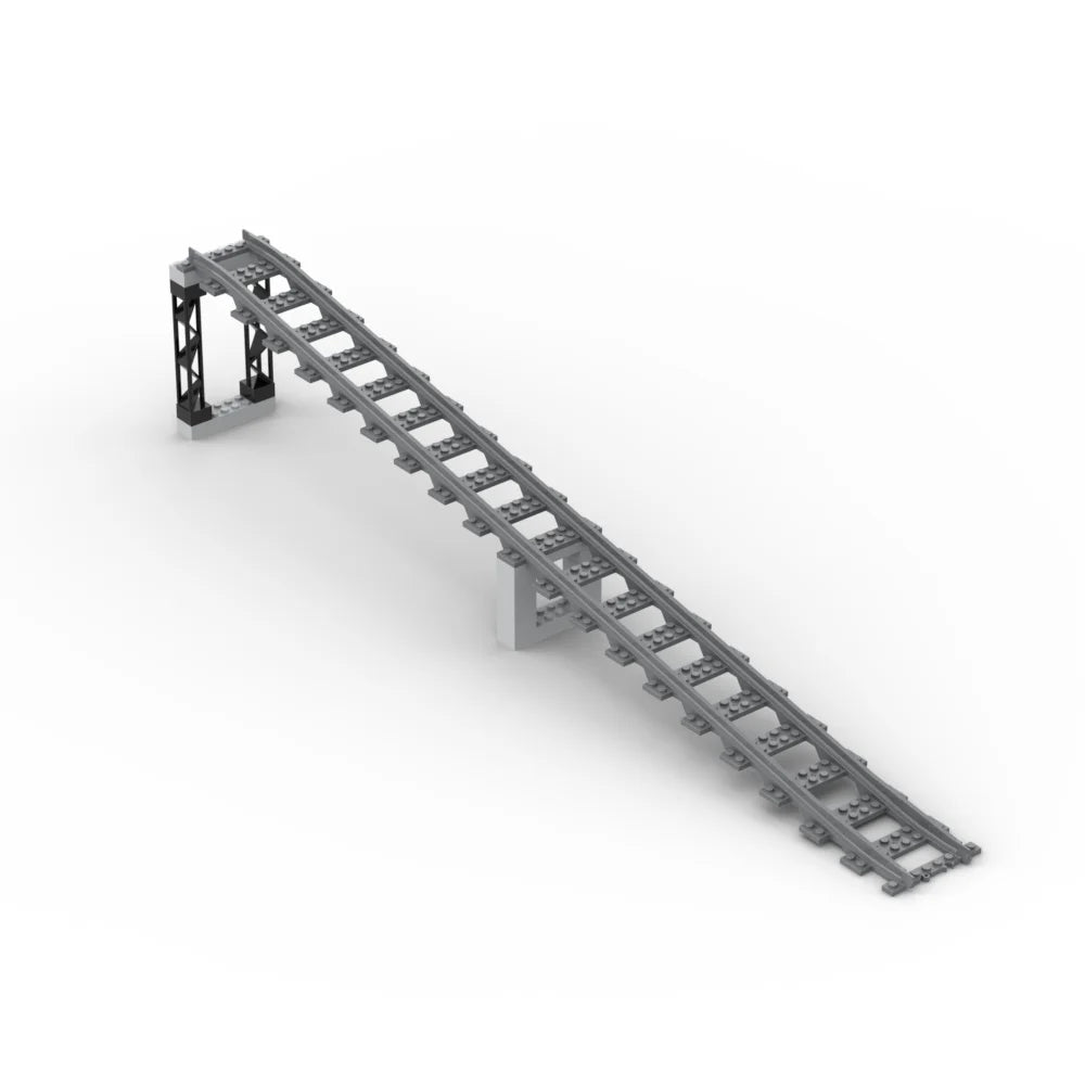 City Train Track Building Block Set 100PCS Soft
