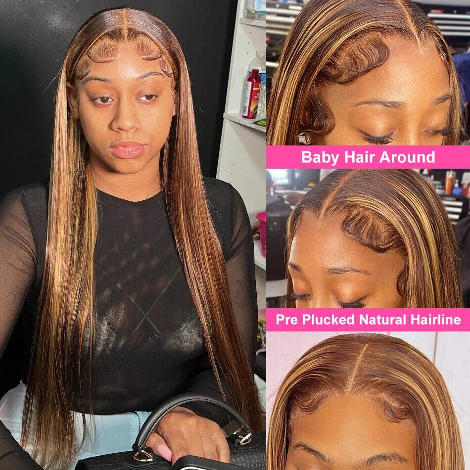 Highlight Ombre 13x4 13x6 HD Transaprent Lace Front