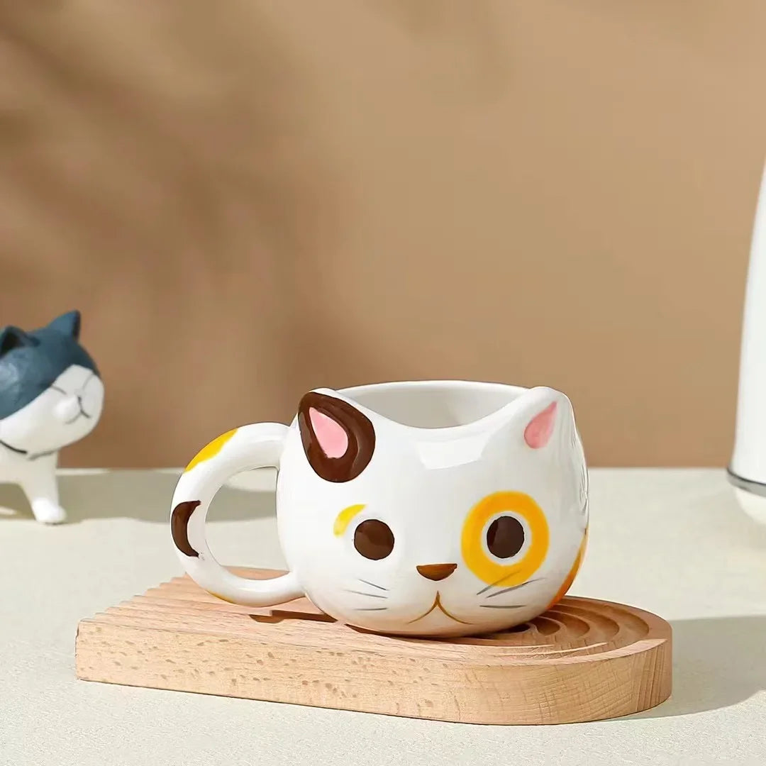 Creative Cat Shaped Mug Cups of Coffee Cup