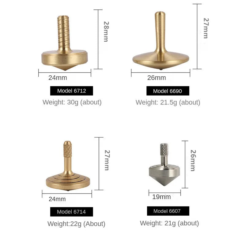 Gyroscope Inception Space Metal Brass Spinning Top Fidget