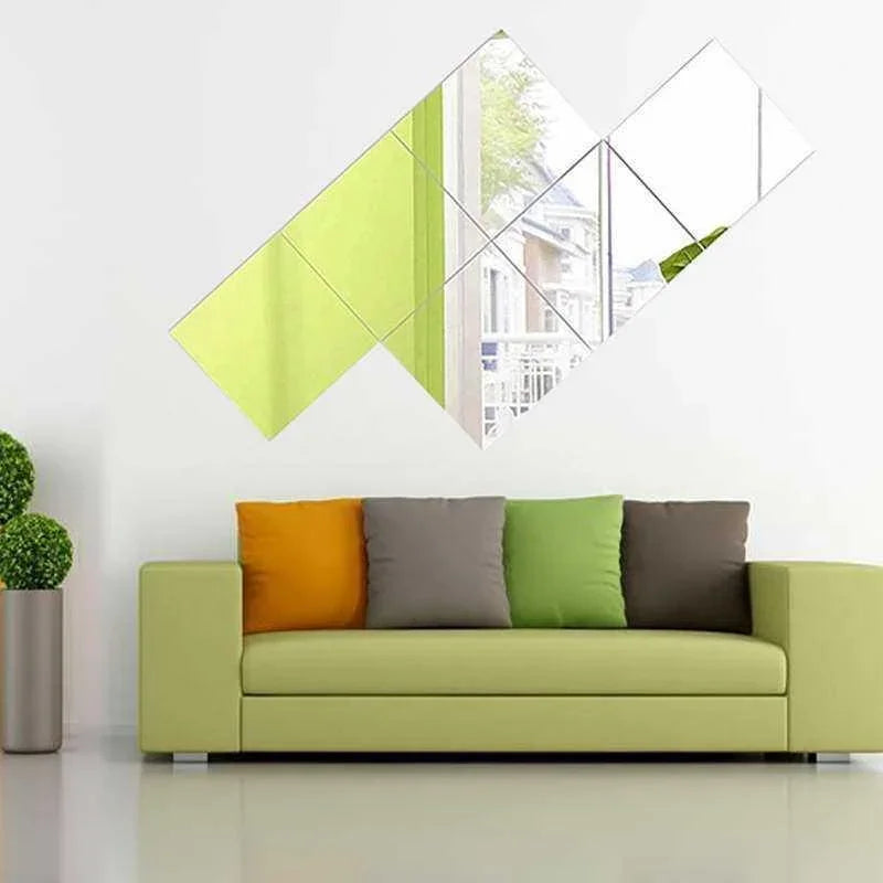 30CM Mirror Stickers 6pc Body Full length 3D