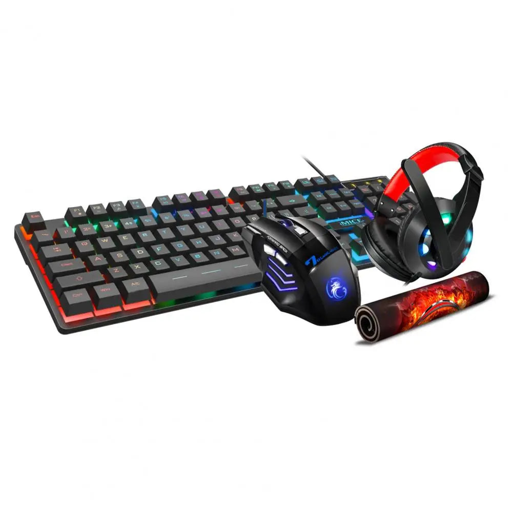 IMICE Gaming Keyboard Mouse Headset Set Mechanical Feel