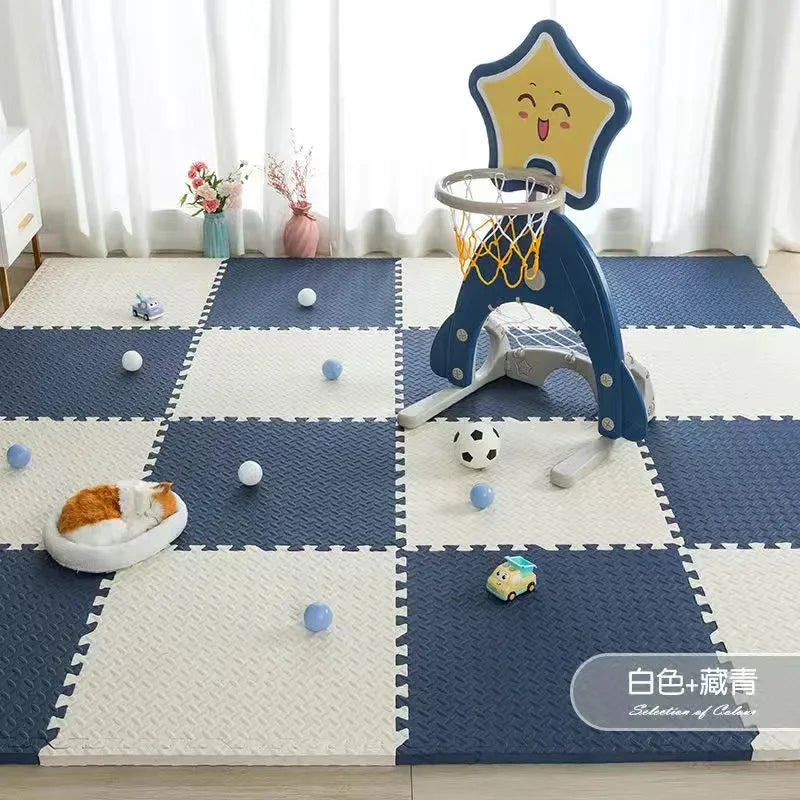 New Puzzle Mat Baby EVA Foam Play Black