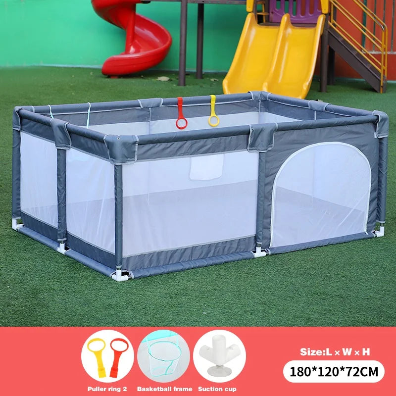 IMBABY Baby Playpens Mosquito Net Playpen Children Safety