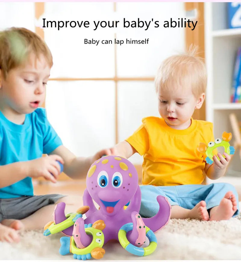 Baby Bath Toy Shower Cartoon Animal Octopus Kid