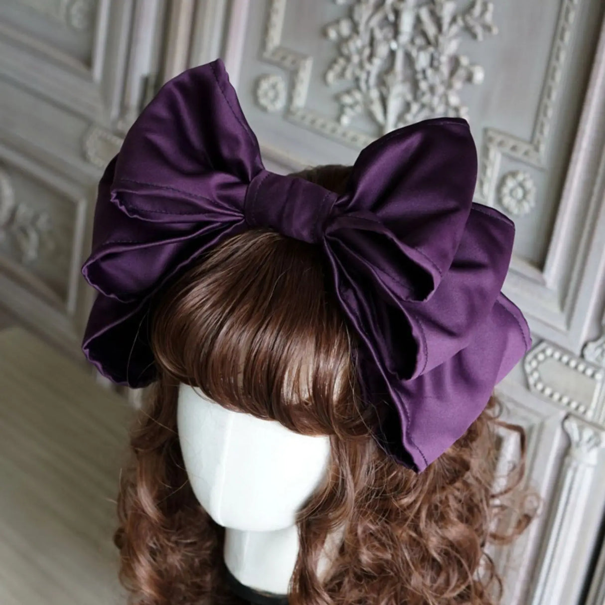Lolita Handmade Cute Headwear Girls Oversized Bow Headband
