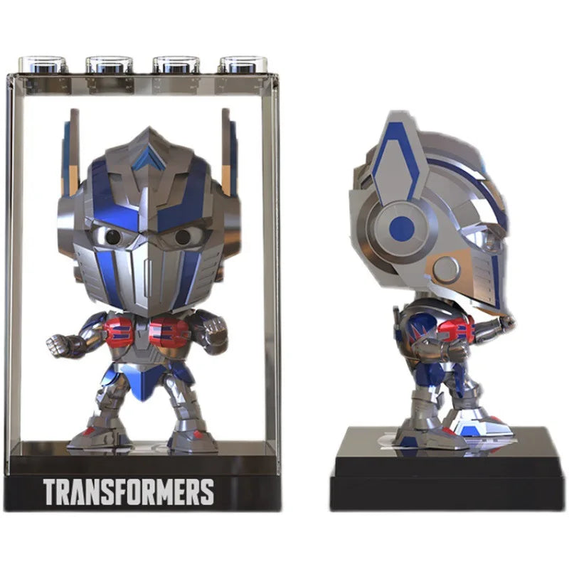 Transformation Robot toy 10cm acousto-optic bumblebee Optimus Prime