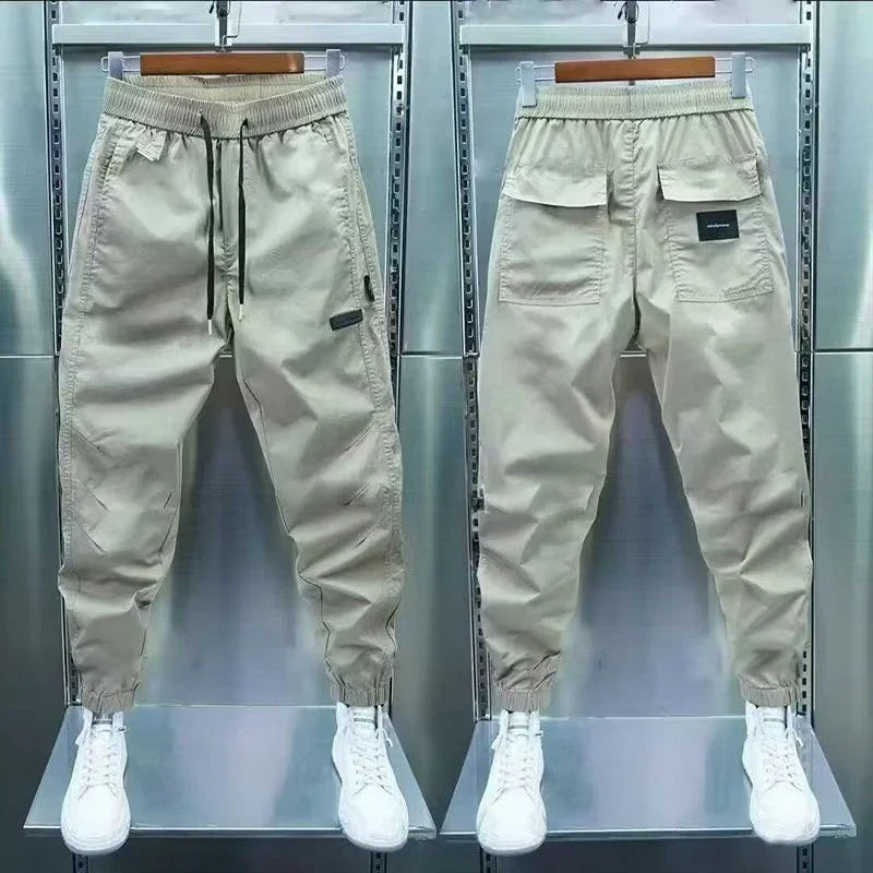 Cotton Joggers Cargo Pants Men Streetwear Hip Hop