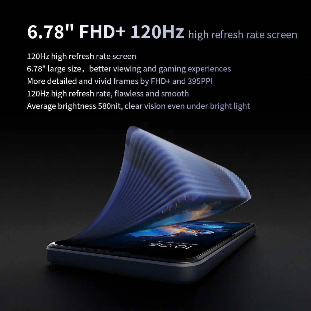 FreeYond M5 5G 6.78" FHD+ 120Hz Screen Dimensity