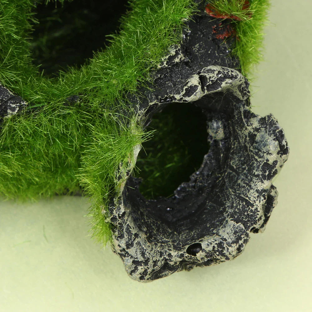 Aquarium Mountain View Moss Tree Moss Driftwood Resin
