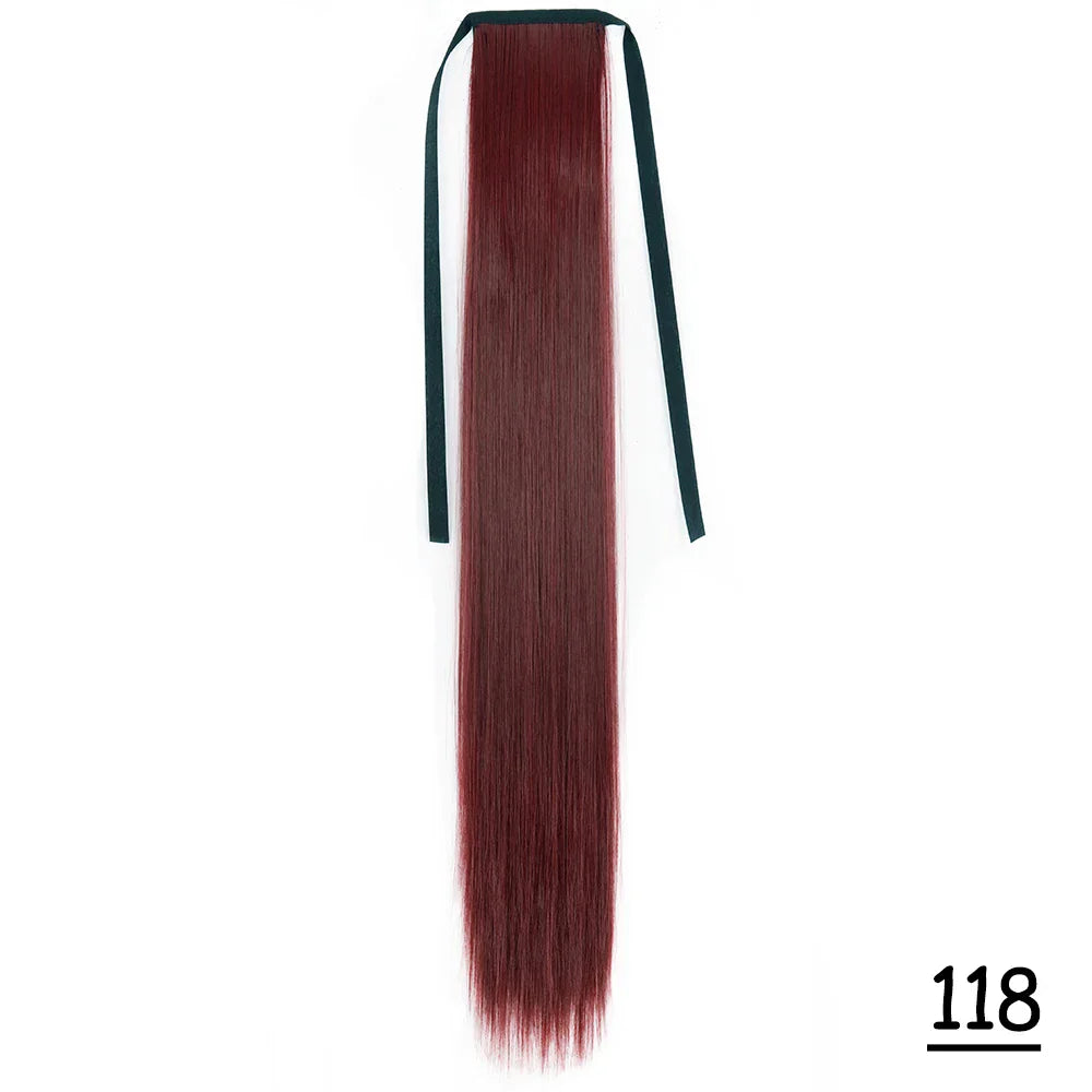 Synthetic Ponytail Hair Extension Natural Hairpiece Clip In