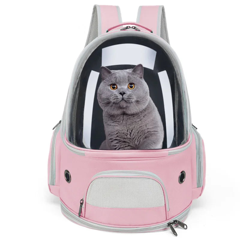 Transparent Pet Carrier Bag Astronaut Travel Carrying Transport