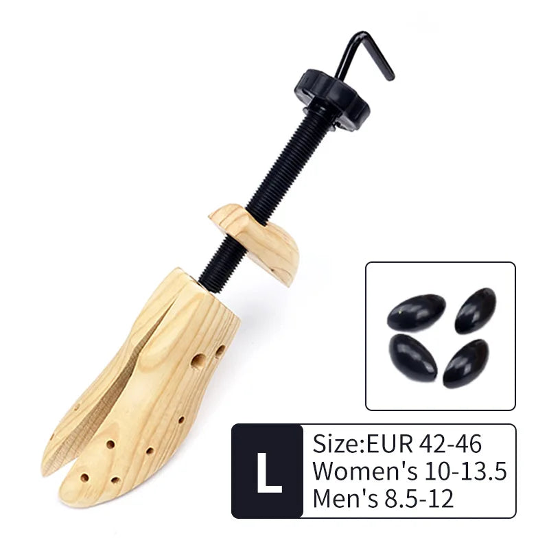 Shoe Stretcher Wooden Shoes Tree Shaper Rack Wooden