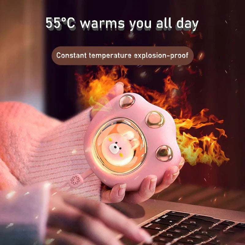 USB Rechargeable Hand Warmers Explosion-proof Cartoon Student Heaters
