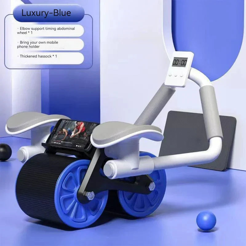 Silence Automatic Rebound Elbow Support Abdominal Wheel Abs