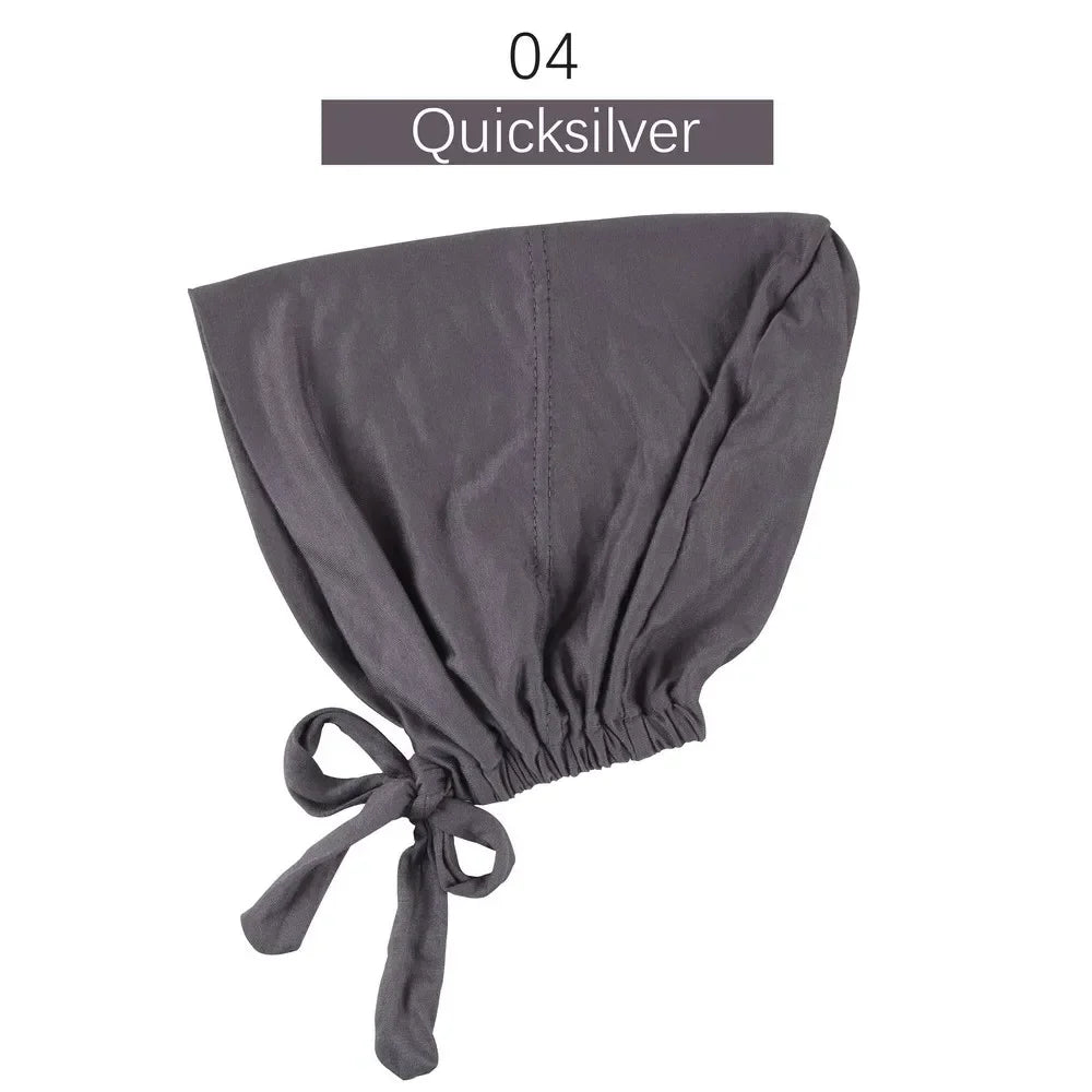 Inner Tie Back Hijab Cap Modal Turban Hat