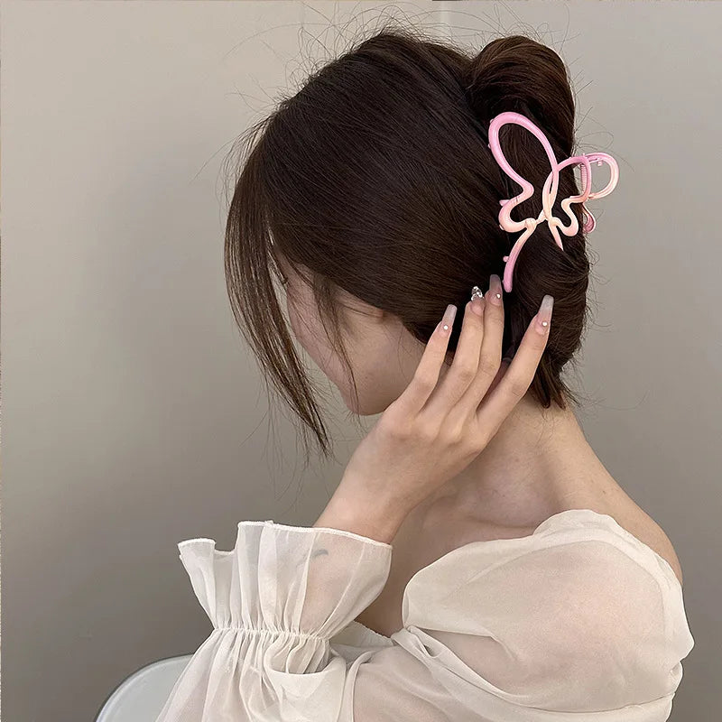 Hair accessories claws clips for women girl butterfly
