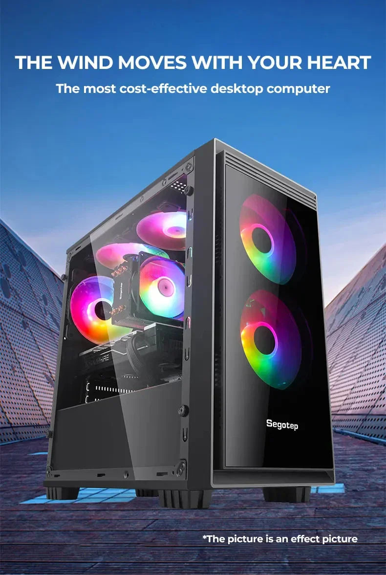 Gaming ATX Full Tower Gamer Computer Case Fan