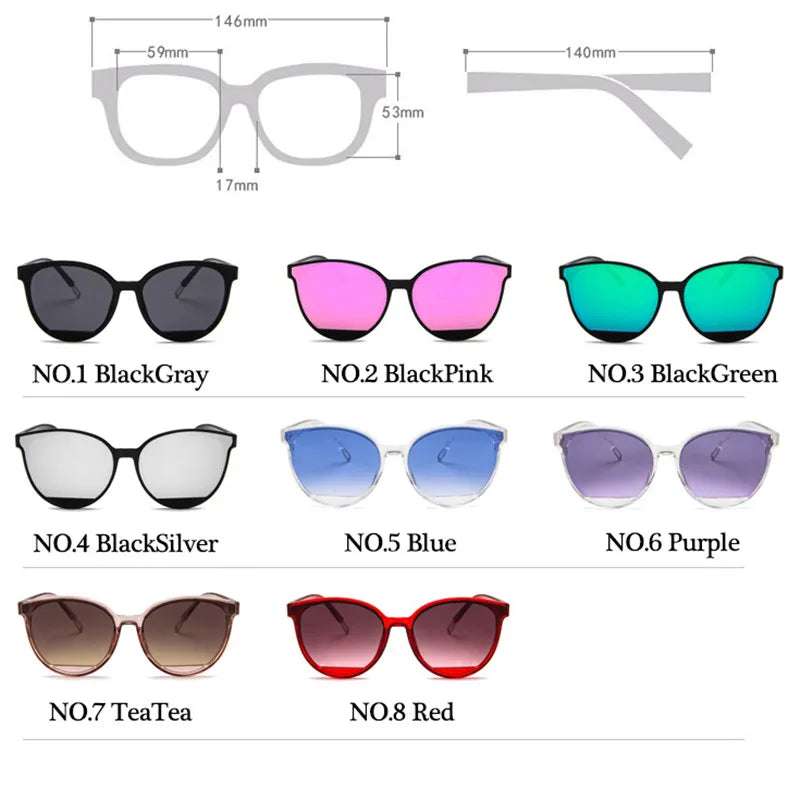 LeonLion 2023 Fashion Cateye Sunglasses Women Luxury Brand