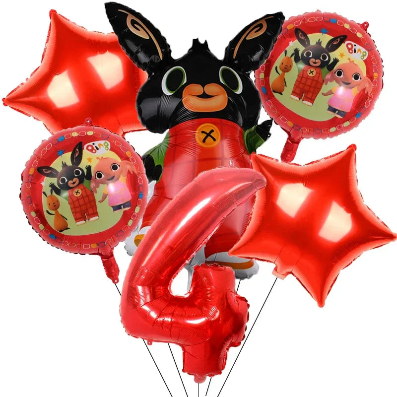 Rabbit Theme Birthday Party Decoration Cartoon Animal Panda