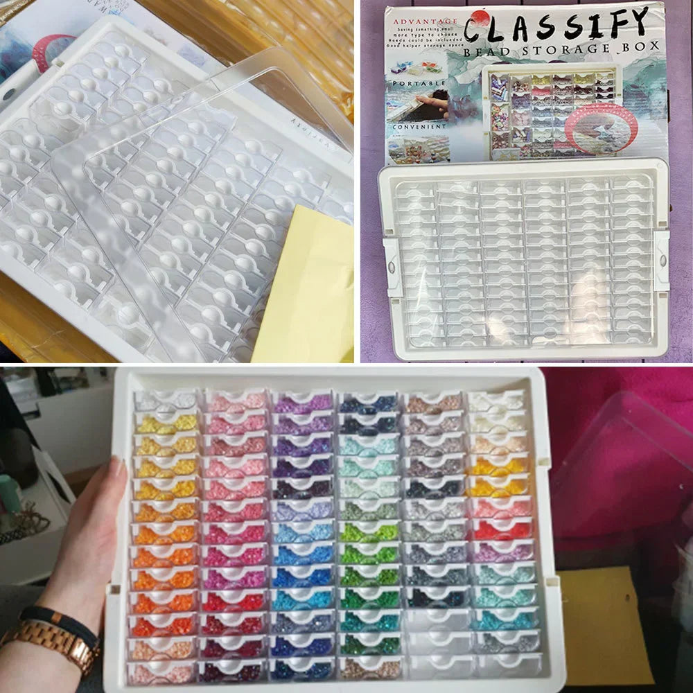 5D Diamond Painting Embroidery Accessories Tool Storage Box