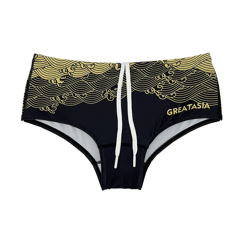 G147 new summer low waist sexy black men