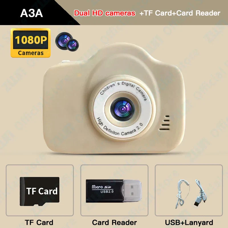 Children 1080P HD Digital Camera Toys Instant Print