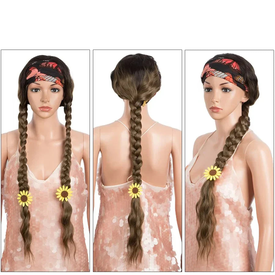 41in/104cm Lace Front Super Long Wavy Wig Middle