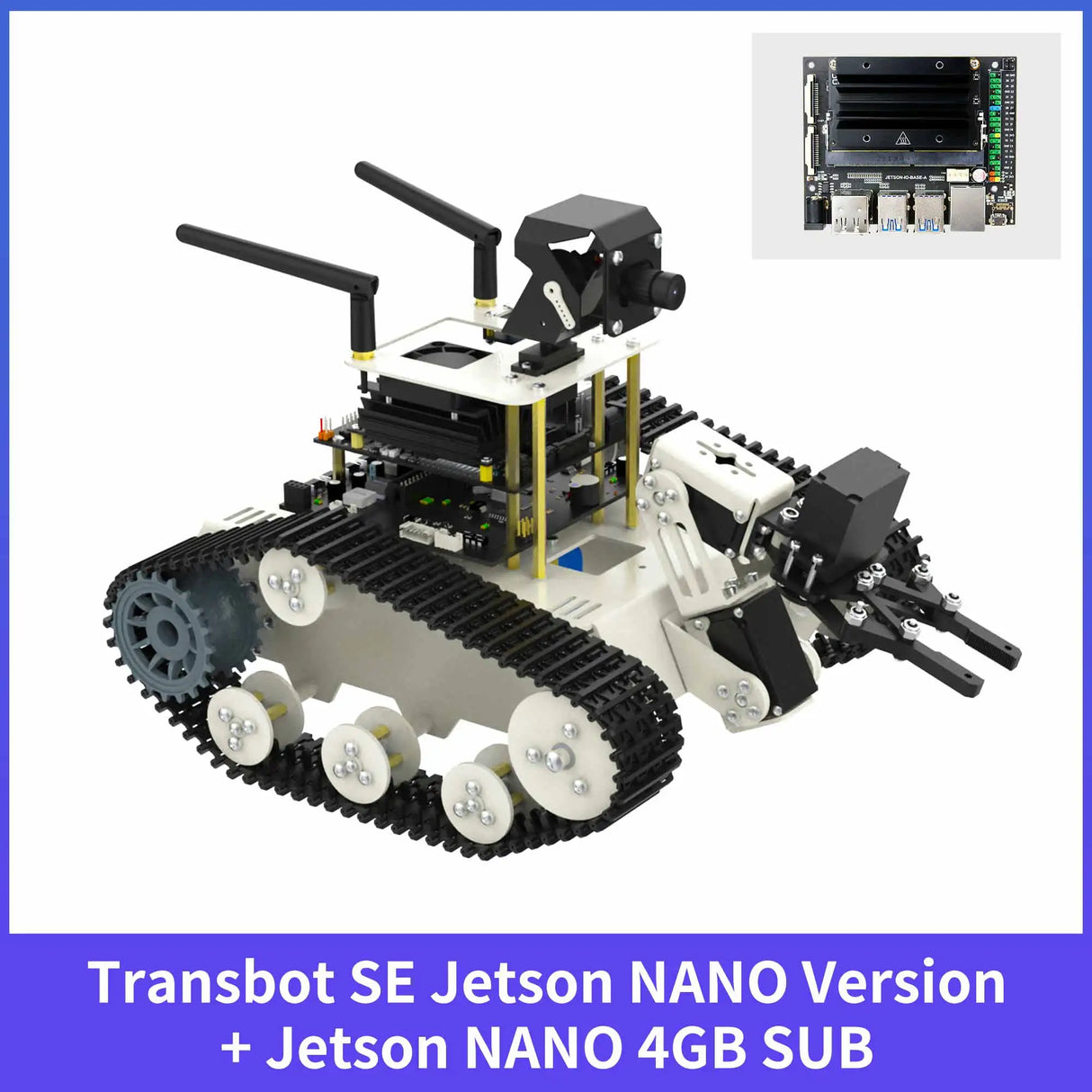 Transbot SE ROS Robot AI Vision Tank Car