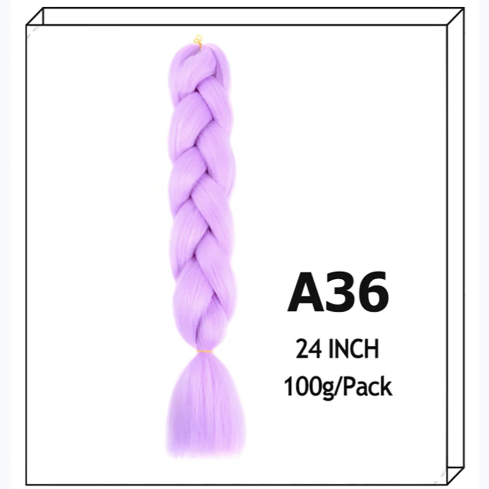 24Inch Synthetic Long Jumbo Ombre Braiding Hair For