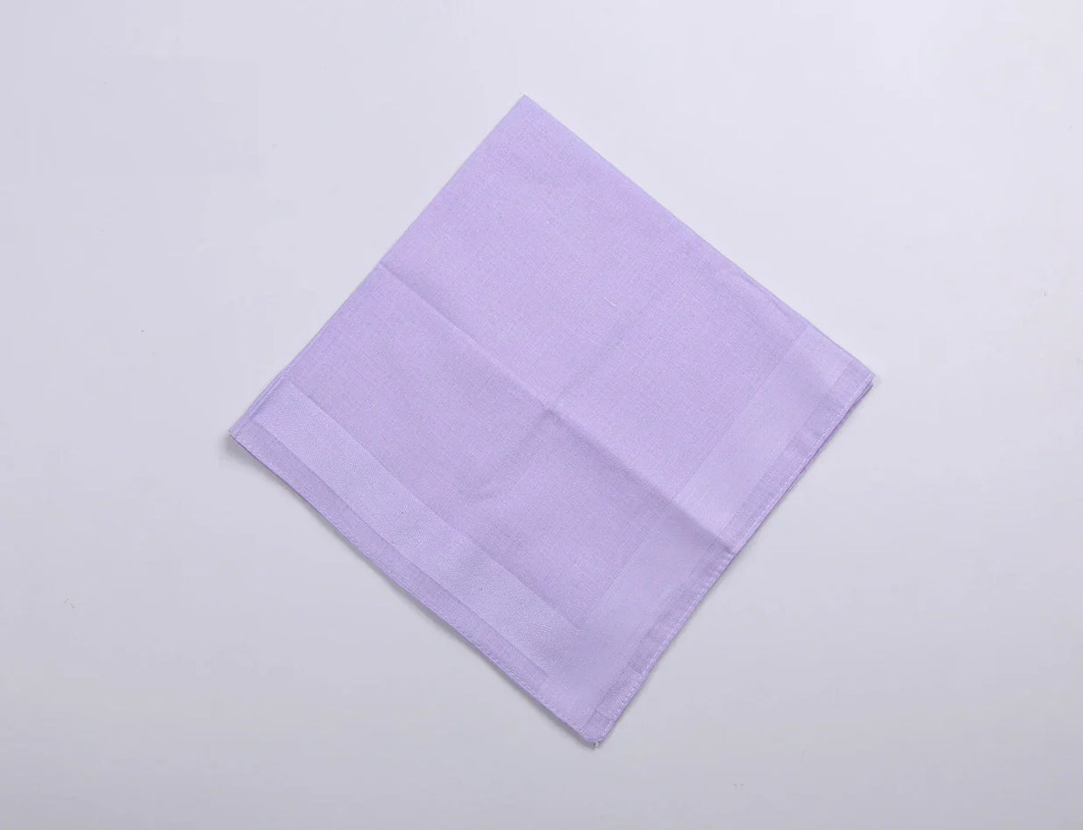 Cotton high-end solid color Handkerchief Park Mountain Road