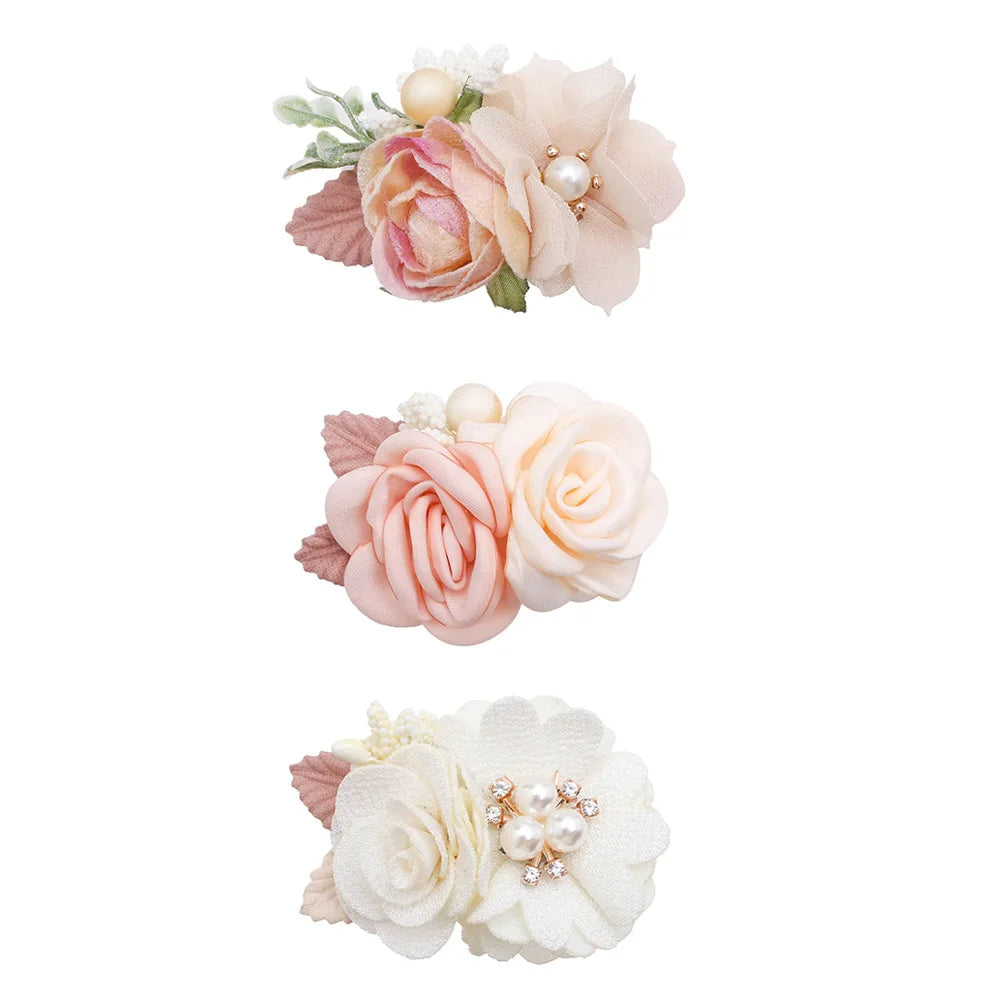 Baby Accessories Princess Flower Hairpins for Baby and