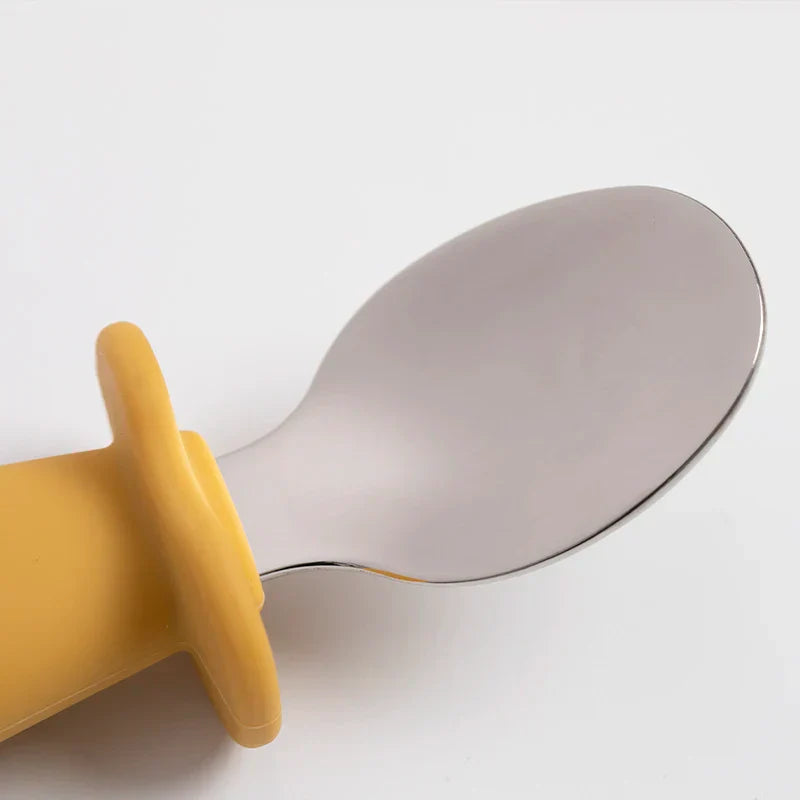 Solid Color Baby Gadget Tableware Set Children Utensil