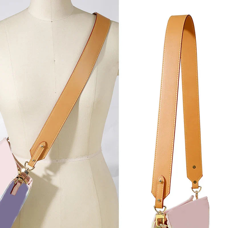 100 Genuine Leather 105CM Bag Strap for LV