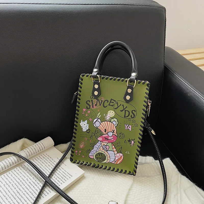 Tote Paper Bag DIY Sewing Kit Portable Women