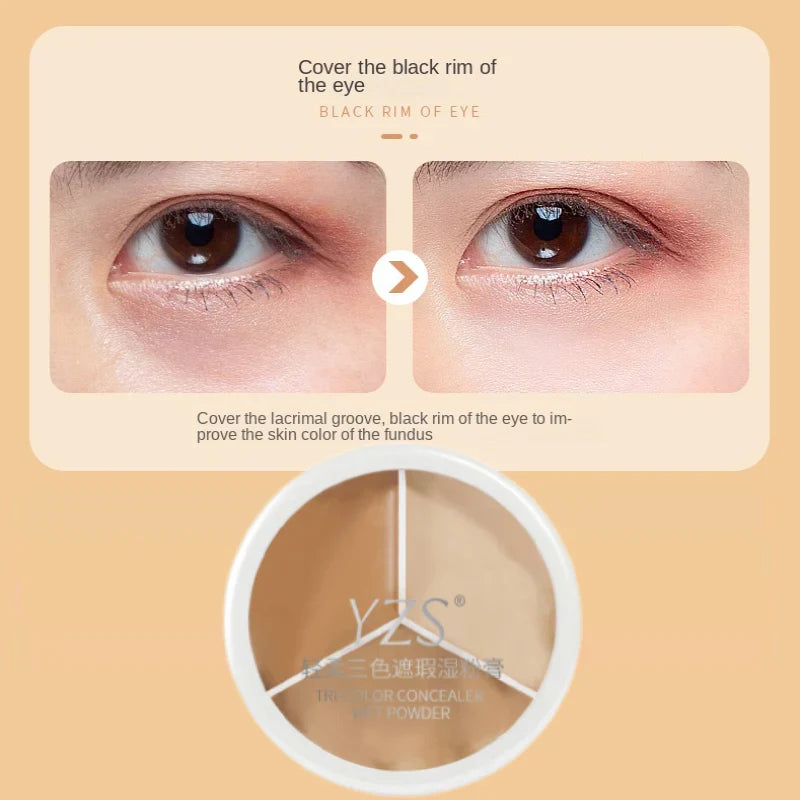 3 Colors Concealer Palette Makeup Face Eye Contour