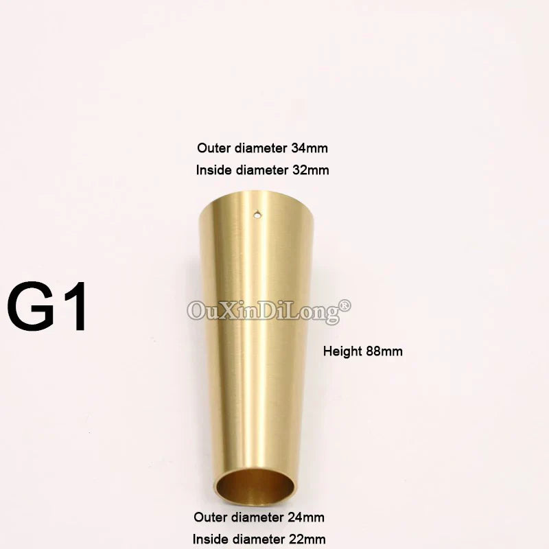 4PCS Pure Brass Covers Chair Cups Cabinet Covers