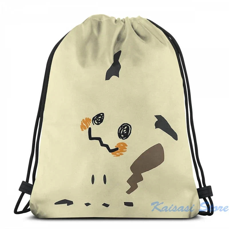 Funny Graphic print Mimikyu USB Charge Backpack men