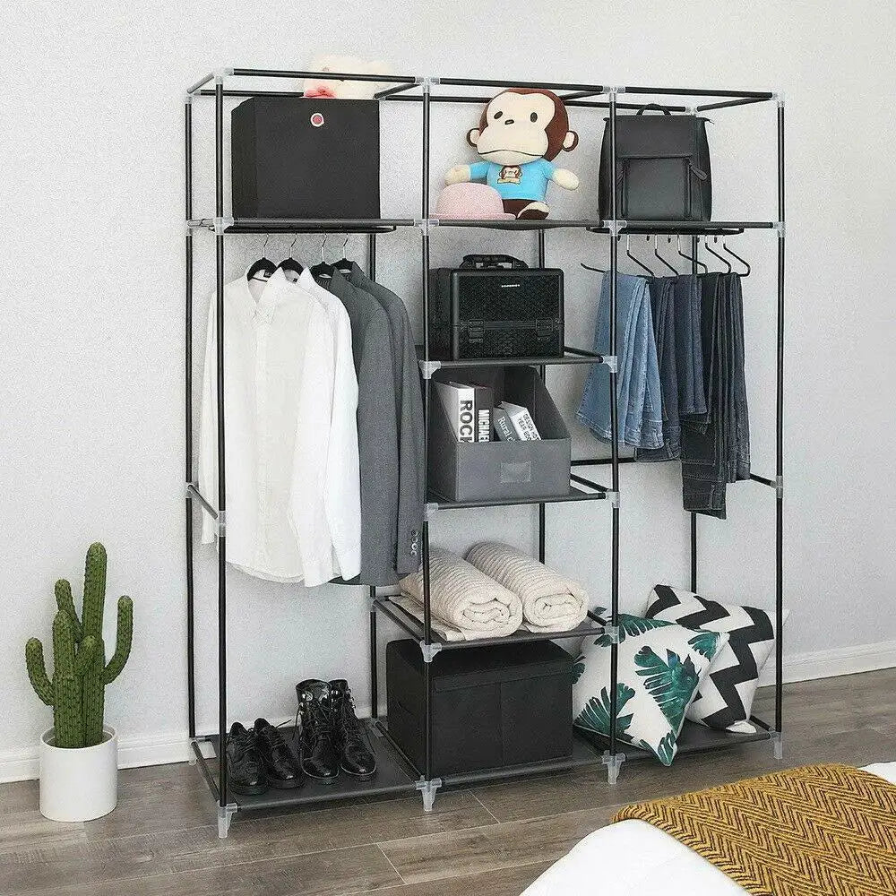 69 "Portable closet with ample storage space