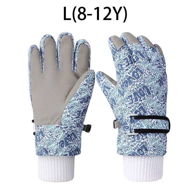 Winter Children Gloves for Boy Girl Cute Printed