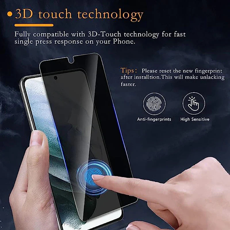Anti Spy Tempered Glass For Samsung Galaxy S24