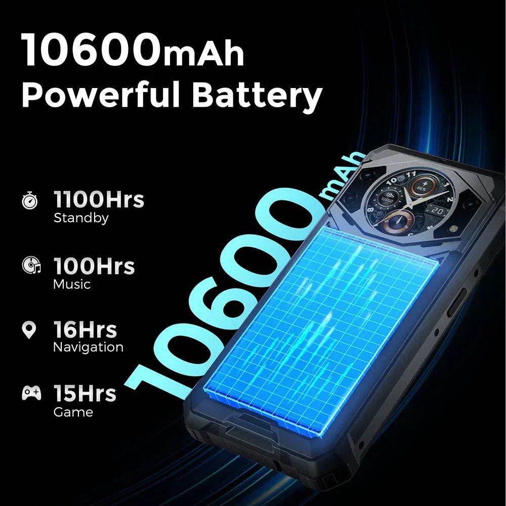 Fossibot F101Pro Rugged Smartphone 15GB+128GB Android 13 IP68