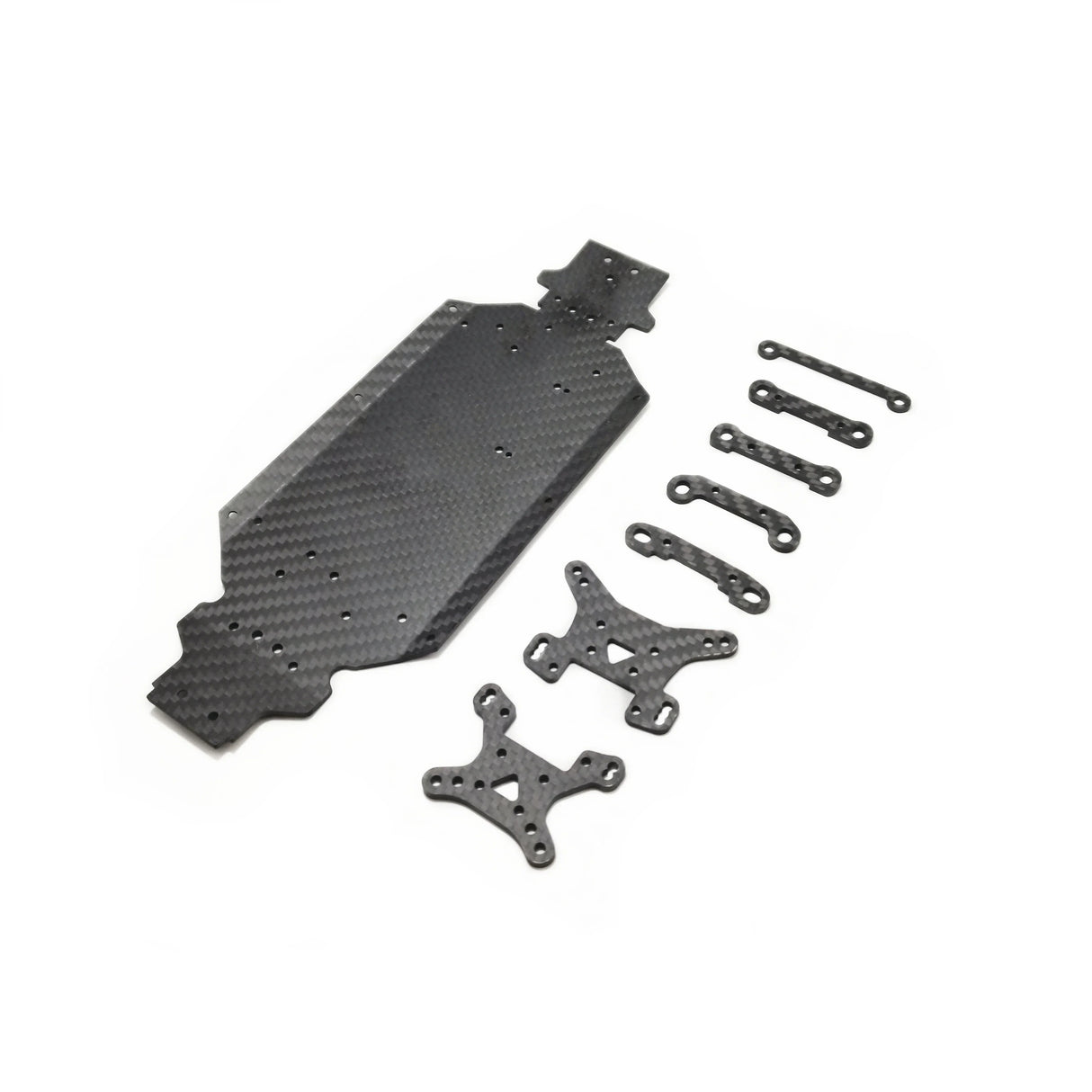 Wltoys upgrade parts Carbon fibre chassis shock bracket