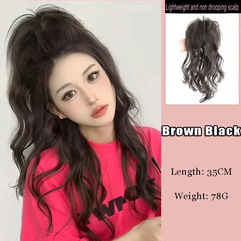 FOR Horsetail Wig Women's Long Hair Clasp Style
