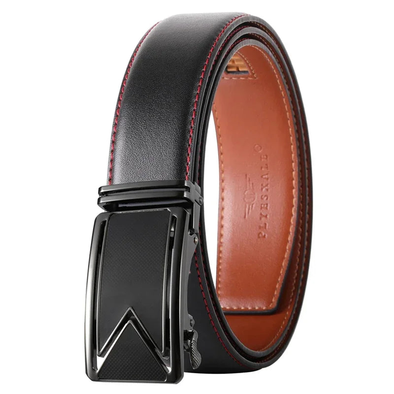 Plyesxale Men Belt 2024 Cowhide Genuine Leather Belts